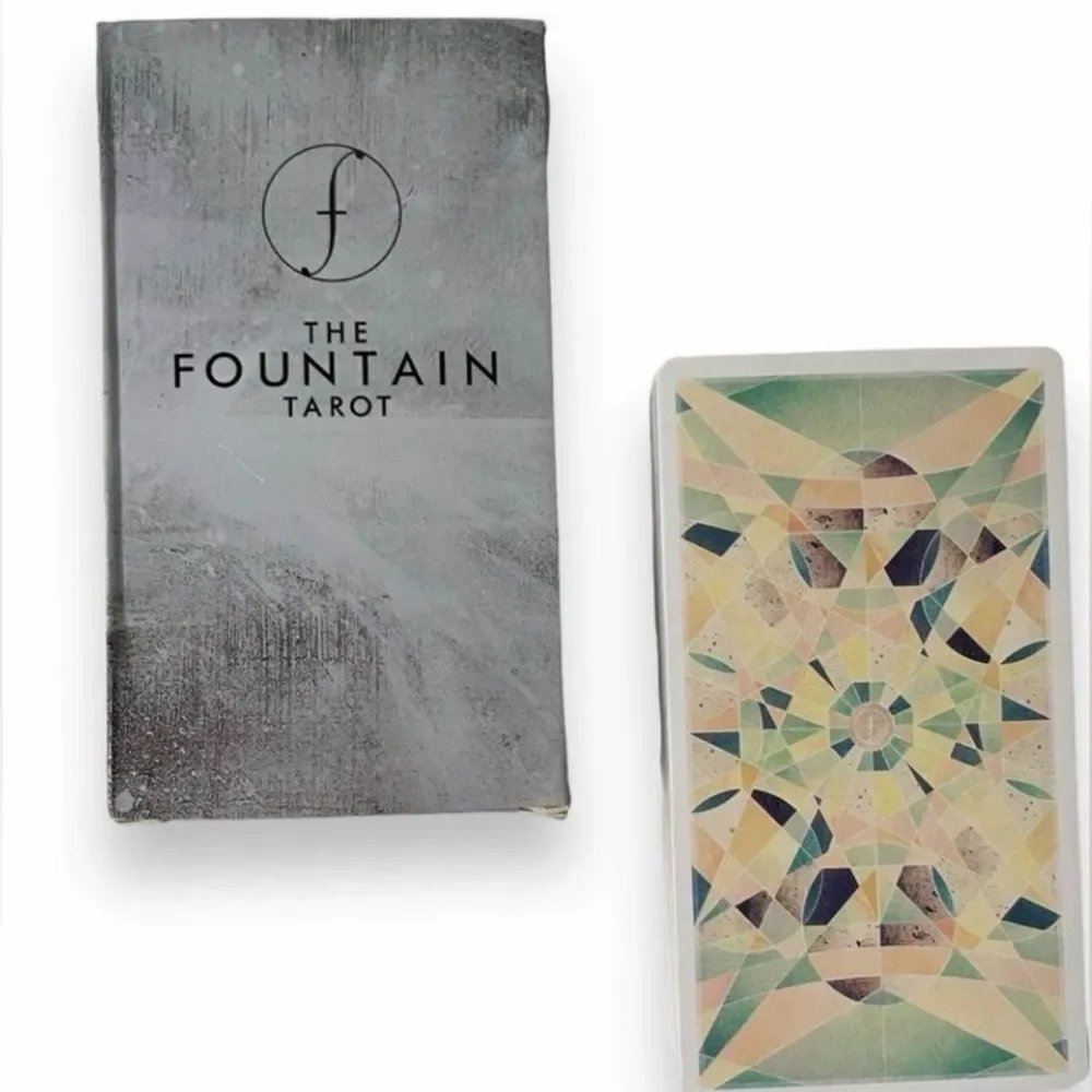 THE FOUNTAIN TAROT | Modern Geometric Abstract Art | 78-Card Tarot Deck NWT